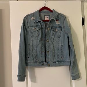 Distressed Jean jacket